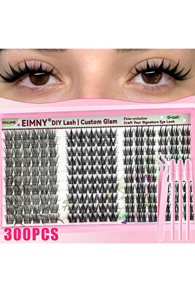 choice2 3in1-300pcs EIMNY 300PCS Manga & Comic Eye Lash, Individual Cluster L...