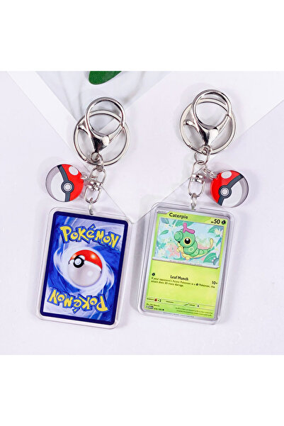 Choice6 6 cm 18 Pokémon Card Cute Acrylic Car Keychain Accessories Pikachu Ch...