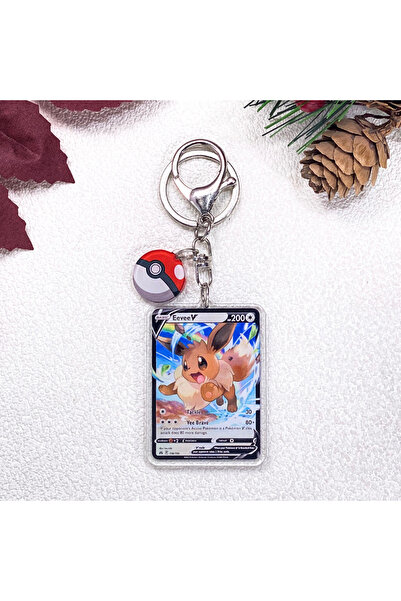 Choice 5 cm 43 Pokémon Pikachu Bulbasaur Eevee Squirtle Cute Keychain Accesso...