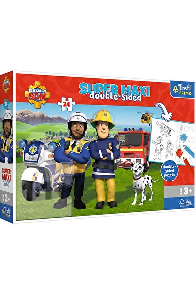 Trefl Puzzle Primo 24 Super Maxi Fireman Sam Firefighter Team