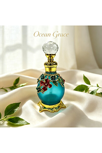 ARIANA 15ml Vintage Arabian Style Empty Perfume Oil Bottle, Refillable Glass ...