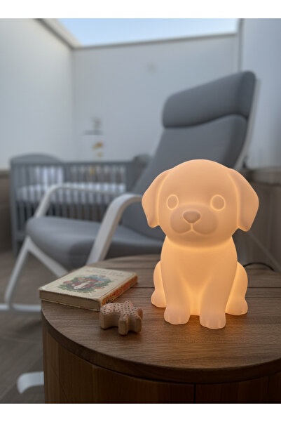 Köpek Figürlü Çocuk Odası Gece Lambası