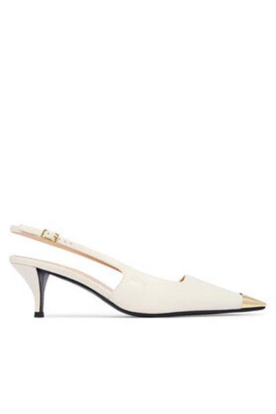 FURLA Pantofi slingback metalici YM29FML X30000 CN 1704S Crem