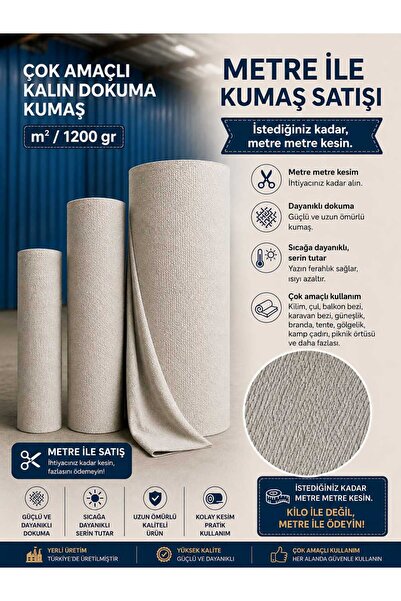 Altıner Store Çok Amaçlı Kalın Dokuma Kumaş | Metre İle Satış