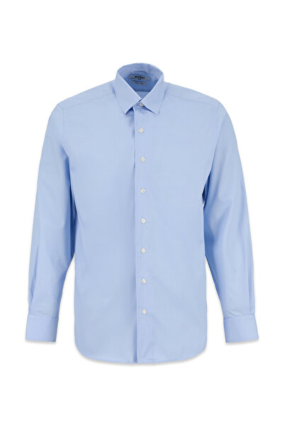 Kiğılı Long Sleeve Regular Fit Non Iron Classic Cotton Shirt