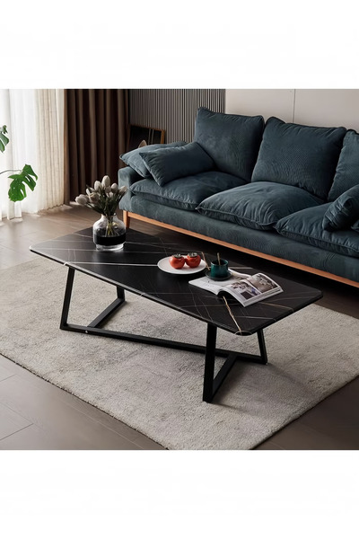 GGEROU Coffee Table Large Capacity Table Storage Simple Living Room Table Mod...