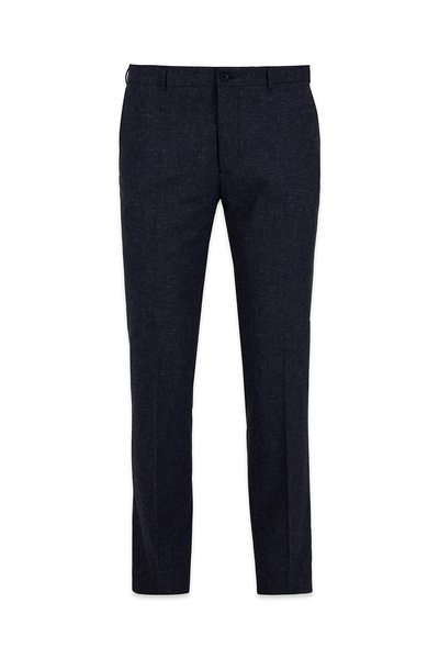 Kiğılı 7 Drop Slim Fit Slim Fit Linen Blended Classic Fabric Trousers