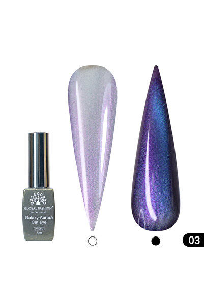 global fashion Semi-permanent nail polish Galaxy Aurora Cat Eye Global Fashio...