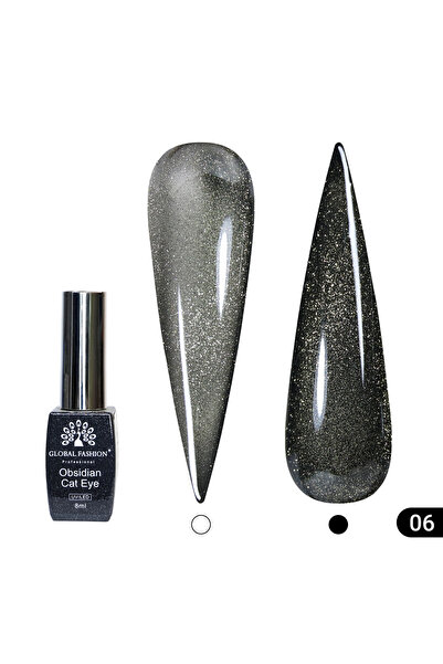global fashion Semi-permanent nail polish Obsidian Cat Eye Gel Global Fashion...