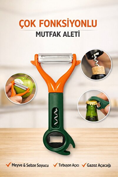 JASPER Jpr-221 Multifunctional Can Opener & Bottle Opener Corkscrew Opener So...