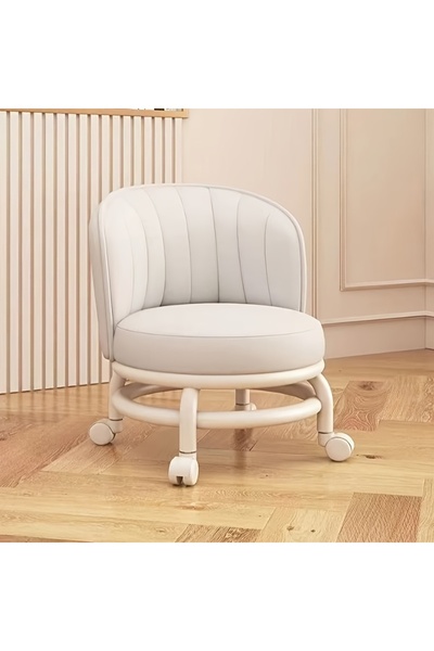 Fikpoo This Stylish And Sleek Stool Features a Transparent Pulley And a Rotat...