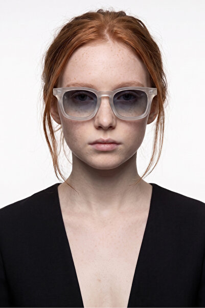 Bilge Karga Monteri Clear Blue Gradient Sunglasses