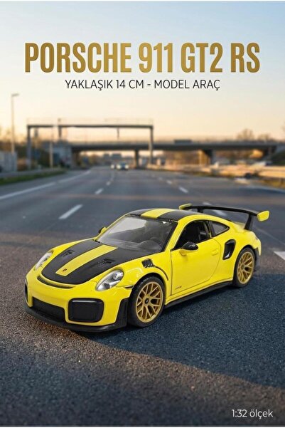 Tıfıl Toys Hobbiez Licensed Porsche 911 Gt2 Doors Openable Model Diecast 1/32...