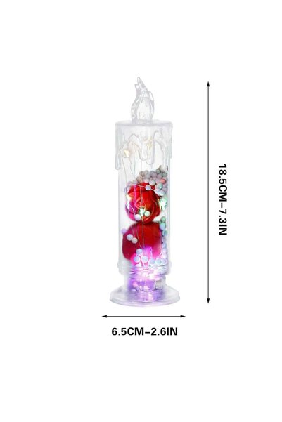 Promagg Lumânare LED fără flacără, set de 1 bucată, alb cald, pentru decor interior/exterior
