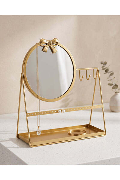 REDTAG Golden Bow Jewelry Organizer 30.5(h)x29x9cm