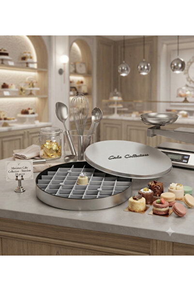 ABAREEK 35 cm round elegantly designed basbousa tray
