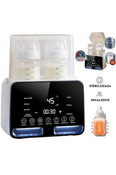 Infiniteea ™   Încălzitor și sterilizator pentru biberoane și suzete, electri...