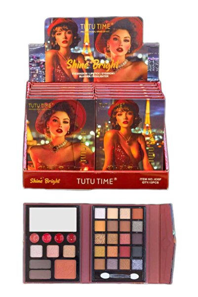 TUTU TIME Tutu Time Shine Bright All-In-One Makeup Set - Comprehensive Palett...