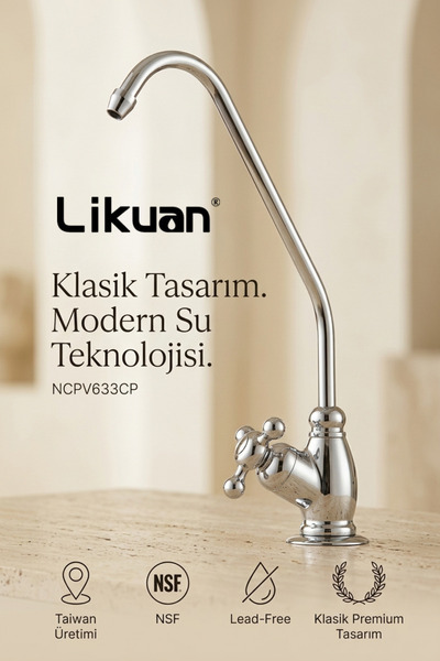LİKUAN hardware صنبور تنقية المياه من ليكوان NCPV633CP، صنبور تنقية المياه ال...