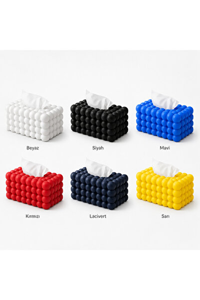 MYE TEKNOLOJİ 3D Printing Bubble Pattern Tissue Box Napkin Holder Decorative ...