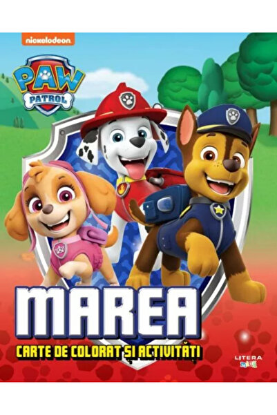 PAW PATROL Patrula Catelusilor. Marea carte de colorat si activitati