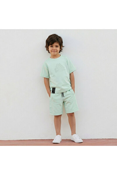 Kappa Crew Neck Short Sleeves T-shirt and Shorts Set with Embossed Logo