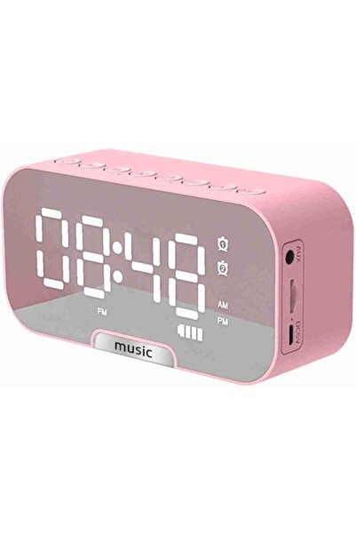 STARSTAR Digital alarm clock speaker, pink.
