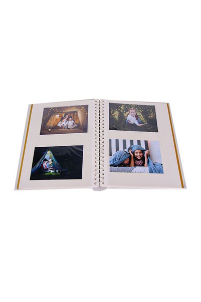 best hediye 30 Sheets Adhesive Window Wedding Photo Album - 25X29Cm