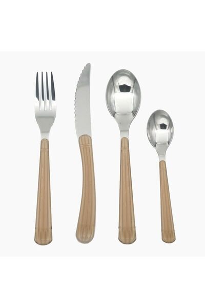Zinnia 24-Piece Cutlery Set - Forks, Spoons & Knives