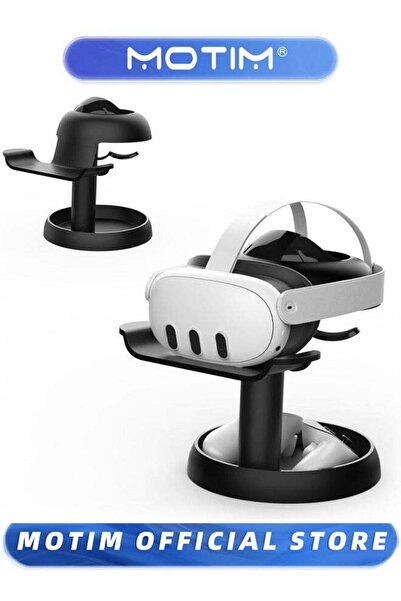 MOTIM Universal VR Headset Display Dock,Stable Bracket Storage Round Base for...