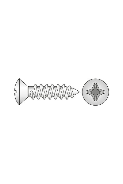Rocast Set 500 x Surub Cap Semiinecat pentru Tabla 7983 Otel Zincat-3.5x22