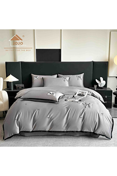 OEM Duvet Cover Set set, %100 Cotton with deluxe embroidery, 4 pieces, classi...