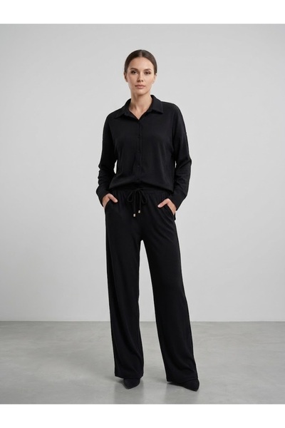 ON TRİKO Βελούδινο Πουκάμισο Oversize 14300