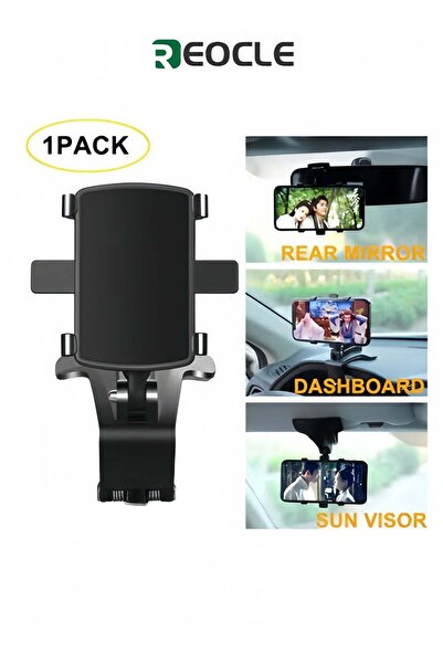 REOCLE Phone Holder Car Windshield Dashboard Air Vent Cell Phone Car Mount Ha...