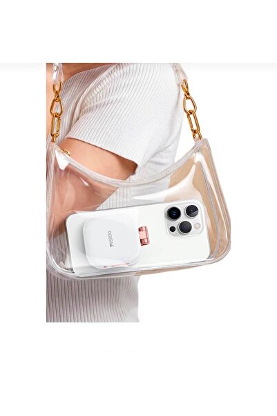 Wokai 4in1 MagSafe Selfie Işığı Profesyonel Aynalı LED Telefon Işığı Katlanır Stand Manyetik Makyaj Işığı