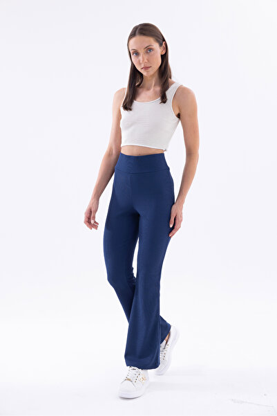 BONİTA FASHİON High Waist Spanish Flare Casual Pants