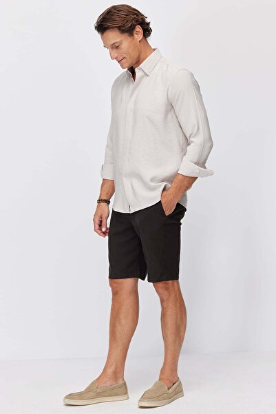 PAULMARK Men's jogger half elastic waist shorts