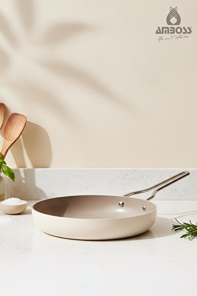 Amboss Sera Nova Natural Ceramic Pan 32 cm 3.2 Liters – Latte