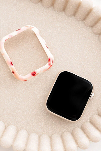 PSGT Apple Watch Seri 7/8/9 44/45mm Uyumlu Lux Reçine Kasa Koruyucu
