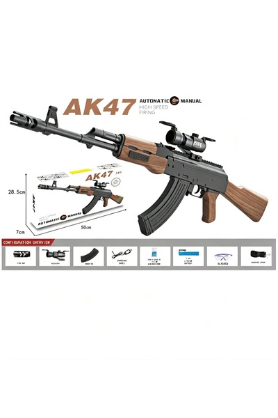 My modern game Ak Toy Gun. Children's Entertainment - Automatic and Manual Du...