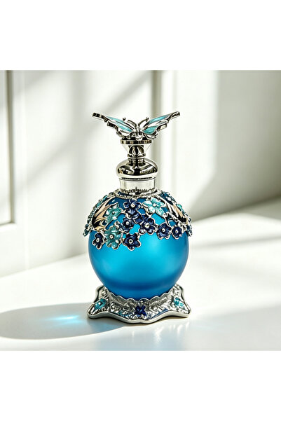 ARIANA Luxury 25ml Glass Essential Oil Bottle with Butterfly Design, Perfume ...