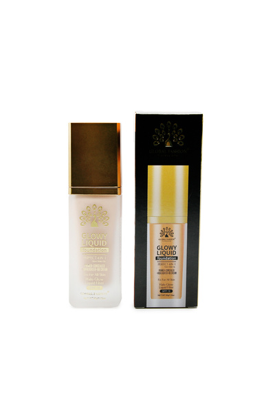 global fashion Glowy Liquid Foundation 4in1: Primer + Concealer + Illuminator...