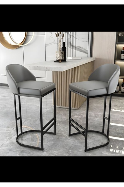 kold concept KC-9101 METAL BAR SANDALYESİ SİLİNEBİLİR KUMAŞ