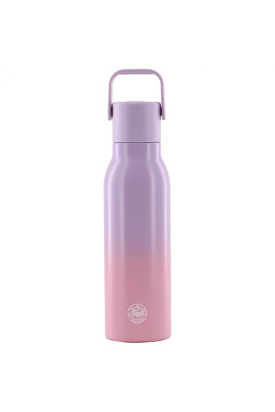 Atrium Classic 2-Tone Colors Water Bottle, 500.00 ml (17.60 oz), Purple/Pink