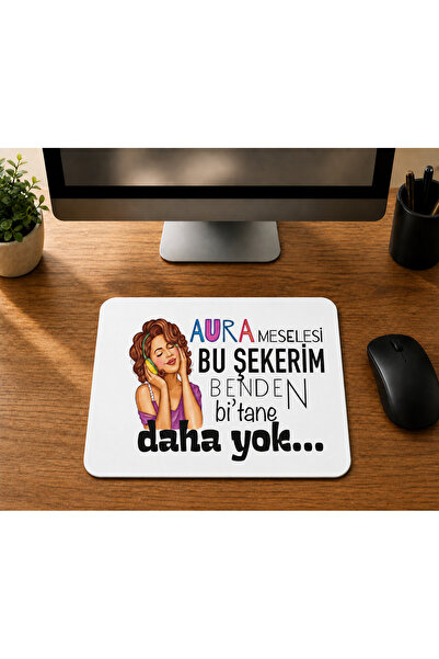 Kırtasiye Ofisi Aura je stvar, ovo je moja slatkoća - ŠTAMPANA PODLOGA ZA MIŠA