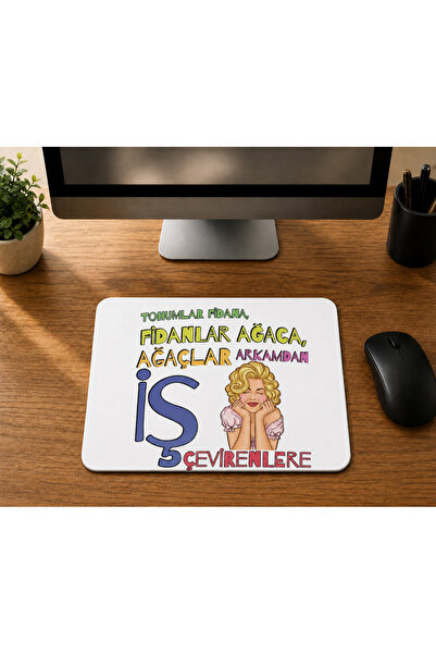 Kırtasiye Ofisi Seme, sadnice, drveće - ŠTAMPANA PODLOGA ZA MIŠA