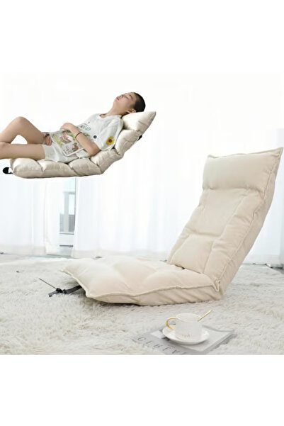 GGEROU Floor Chair Folding Lazy Sofa Folding Lazy Floor with Back Support,Cus...