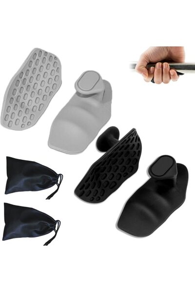 Morvena Picks Set de 4 mănuși de fitness fără degete pentru haltere și susțin...