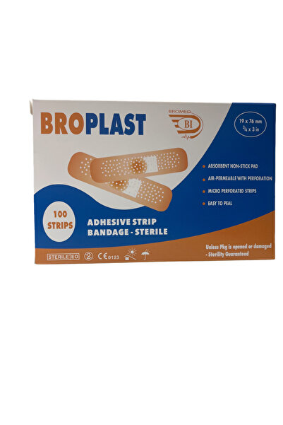 bromed BROPLAST PLASTIC ADHESIVE BANDAGE (BAND-AID)