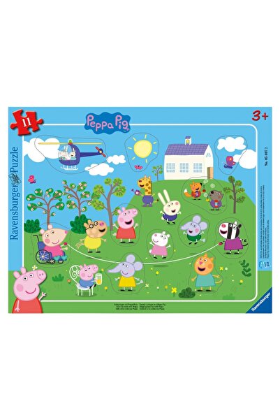 RAVENSBURGER 11 Parçalı Çocuk Puzzle Peppa Pig RPC056972